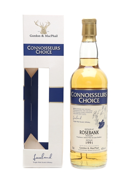 Rosebank 1991 Bottled 2008 - Connoisseurs Choice 70cl / 43%