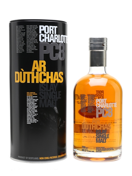 Port Charlotte PC8 - 8 Year Old Ar Duthchas 70cl / 60.5%