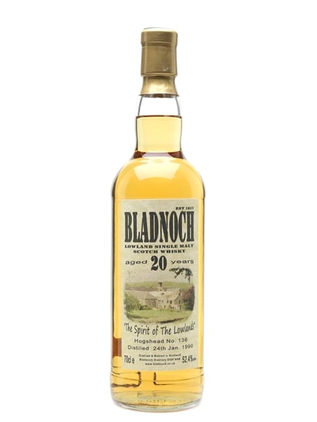 Bladnoch 1990 20 Year Old 70cl / 52.4%