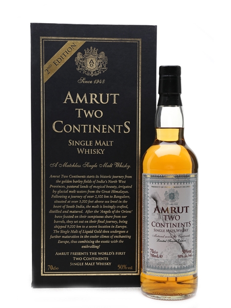 Amrut Two Continents 2nd Edition 70cl / 50%