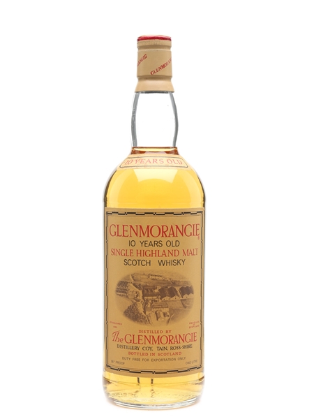 Glenmorangie 10 Year Old Bottled 1970s 100cl / 43%