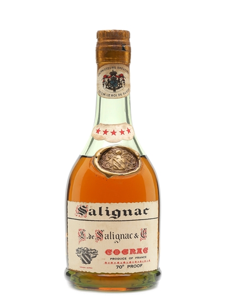 Salignac 5 Star Bottled 1960s 35cl / 40%