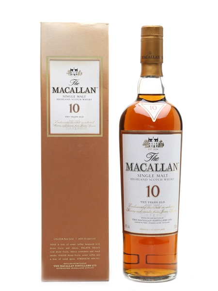 Macallan 10 Year Old Sherry Oak 70cl / 40%