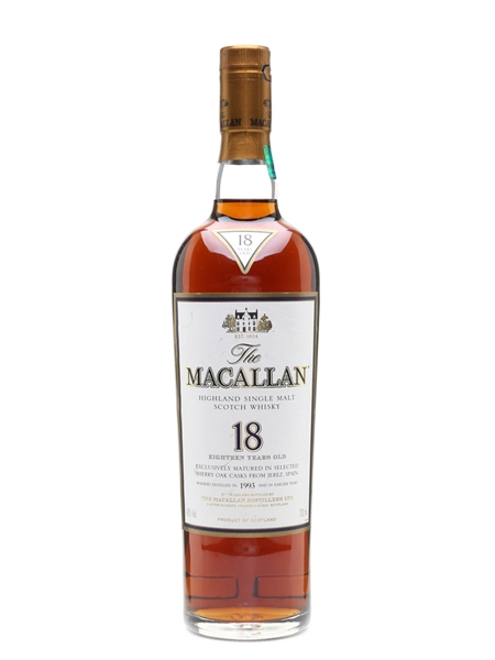 Macallan 1993 And Earlier 18 Year Old 70cl / 43%