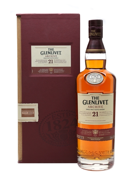 Glenlivet Archive 21 Year Old Batch Number 1012L 70cl / 43%