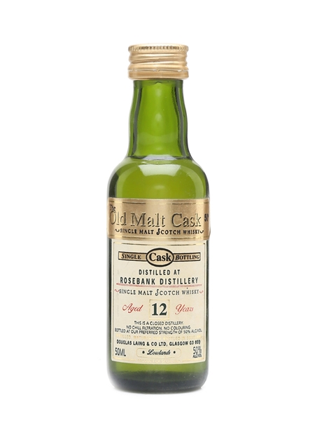 Rosebank 12 Year Old Old Malt Cask - Douglas Laing 5cl / 50%