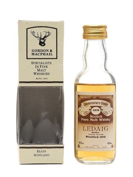 Ledaig 1972 Connoisseurs Choice Bottled 1980s - Gordon & MacPhail 5cl / 40%