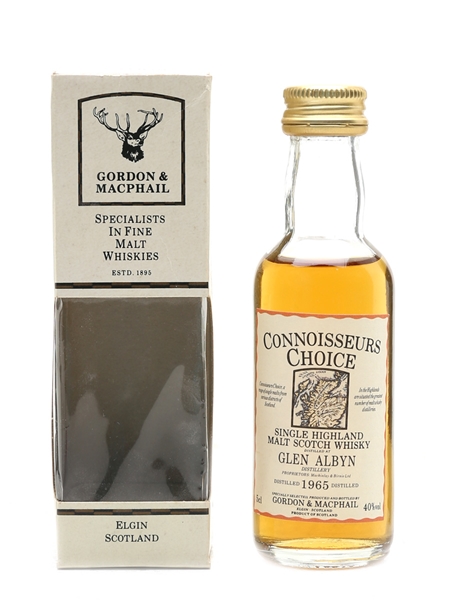 Glen Albyn 1965 Connoisseurs Choice Bottled 1990s - Gordon & MacPhail 5cl / 40%