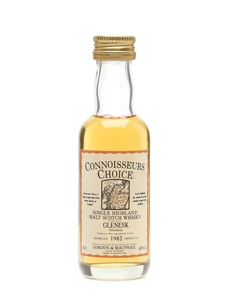 Glenesk 1982 Connoisseurs Choice Bottled 1990s - Gordon & MacPhail 5cl / 40%