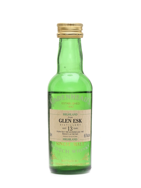 Glenesk 1982 13 Year Old - Cadenhead's 5cl / 66.5%