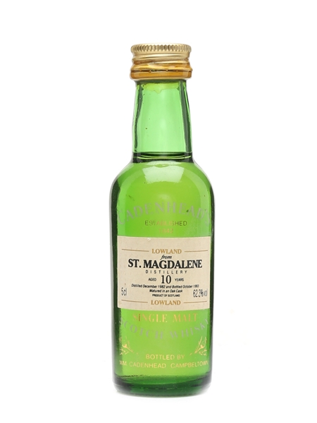 St Magdalene 1982 10 Year Old - Cadenhead's 5cl / 62.3%