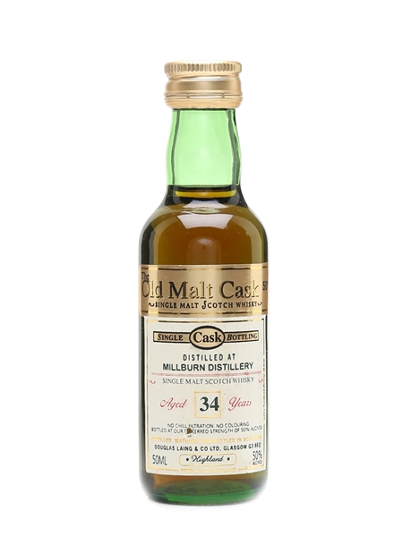 Millburn 34 Year Old Old Malt Cask - Douglas Laing 5cl / 50%