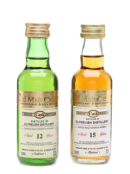 Clynelish 12 & 15 Year Old Old Malt Cask - Douglas Laing 2 x 5cl / 50%