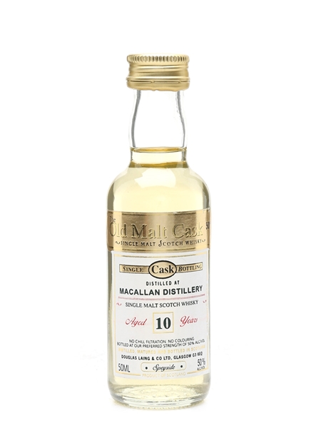 Macallan 10 Year Old Old Malt Cask - Douglas Laing 5cl / 50%