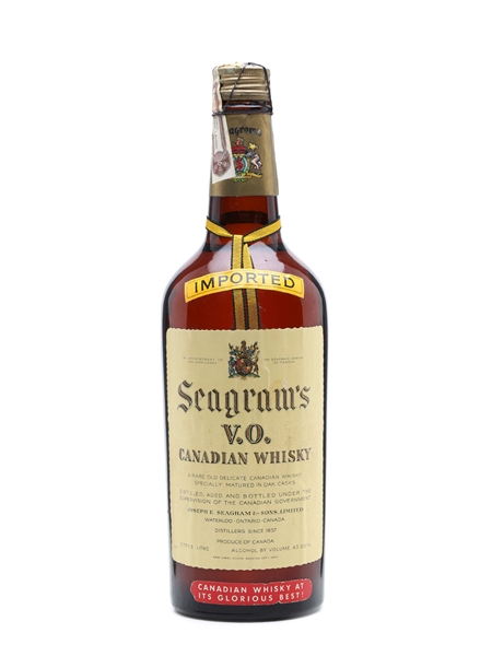 Seagram's VO Canadian Whisky - Lot 3106 - Buy/Sell World
