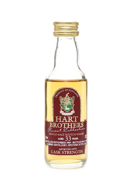 Tamdhu 1969 33 Year Old Bottled 2003 - Hart Brothers 5cl / 40.5%