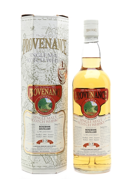 Rosebank 1991 Provenance 12 Year Old - McGibbon's 70cl / 46%