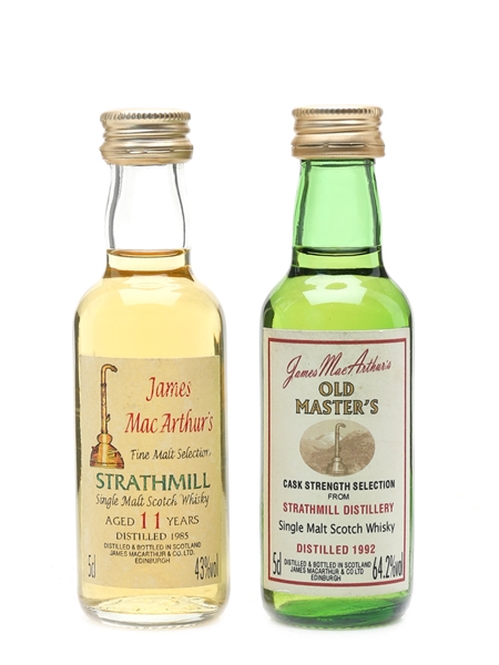 Strathmill 1985 & 1992 James MacArthur's 2 x 5cl