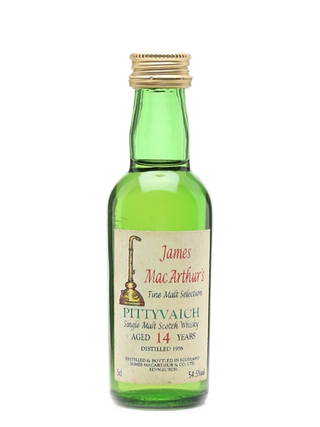 Pittyvaich 1976 14 Year Old James MacArthur 5cl / 54.5%