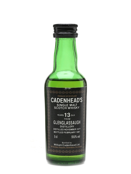 Glenglassaugh 1977 13 Year Old - Cadenhead's 5cl / 59.8%