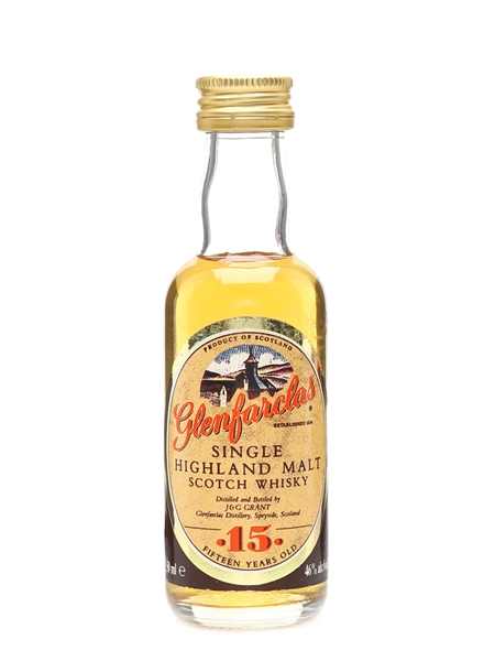 Glenfarclas 15 Year Old Bottled 1990s 5cl / 46%