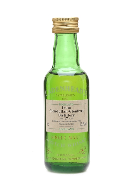 Glendullan Glenlivet 1978 17 Year Old - Cadenhead's 5cl / 65.3%