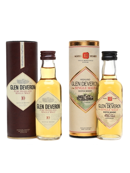 Glen Deveron 10 & 12 Year Old  2 x 5cl / 40%