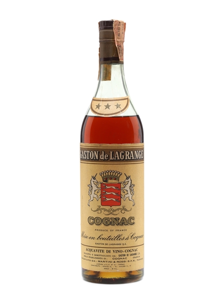 Gaston de Lagrange 3 Star Cognac Bottled 1950s 75cl