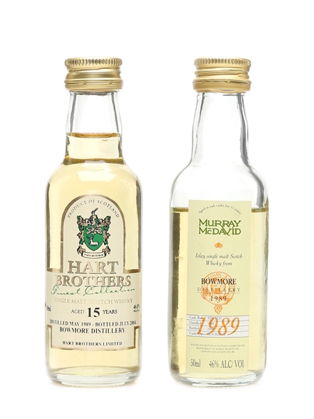 Bowmore 1989 Hart Brothers & Murray McDavid 2 x 5cl / 46%