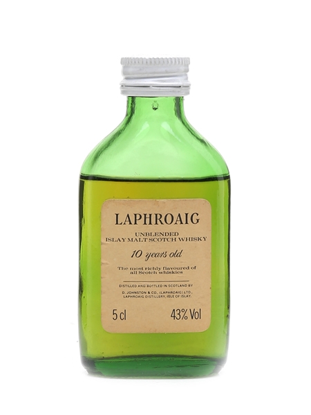 Laphroaig 10 Year Old Bottled 1980s 5cl / 43%