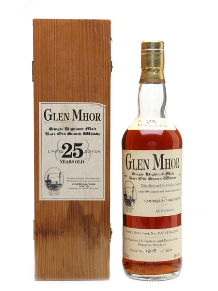 Glen Mhor 25 Year Old Campbell & Clark 70cl / 45%