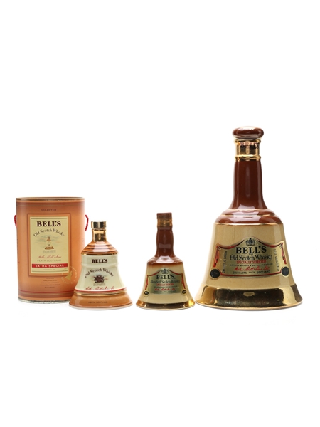 Bell's Ceramic Decanters  37.5cl & 2 x 5cl