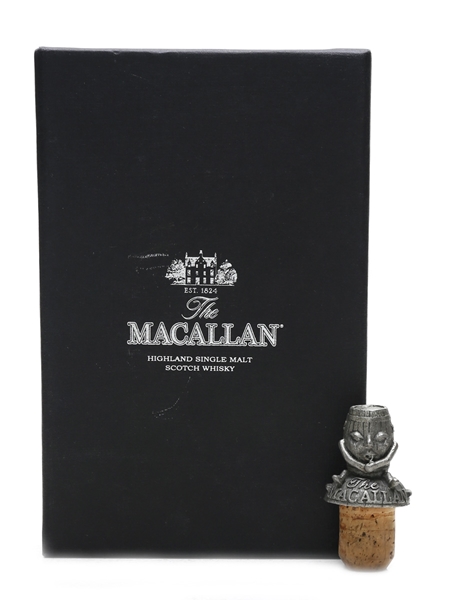 Macallan Pewter Cork Stopper Spanish Oak Sherry Cask 