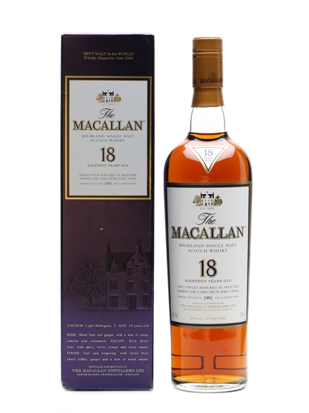 Macallan 1991 18 Years Old 70cl