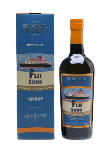 Fiji 2009 Navy Strength Rum Bottled 2017 - Transcontinental Rum Line 70cl / 57.18%