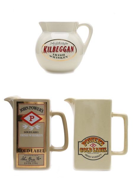 John Power's & Kilbeggan Water Jugs Large 