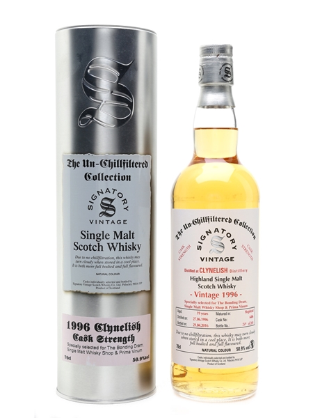 Clynelish 1996 19 Year Old Bottled 2016 - Signatory Vintage 70cl / 50.9%