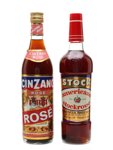 Cinzano Rose & Stock Americano  70cl & 75%