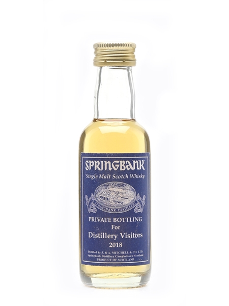 Springbank Distillery Visitors 2018 Private Bottling 5cl / 40%