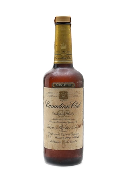 Canadian Club 6 Year Old Bottled 1980s 75cl / 40%