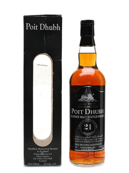 Poit Dhubh 21 Year Old The Gaelic Pure Malt 70cl / 43%