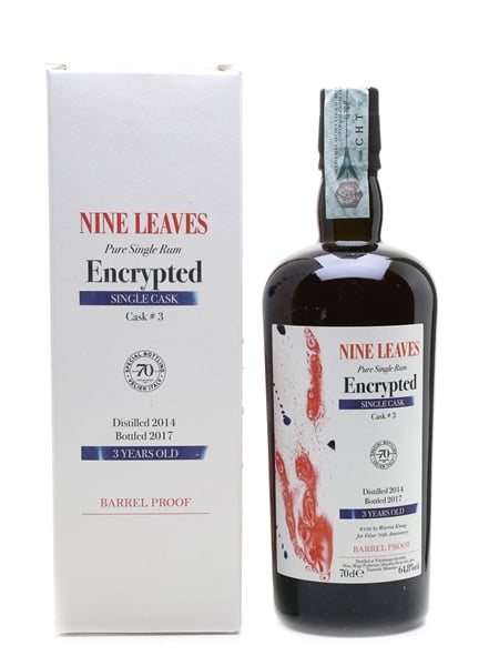 Nine Leaves Encrypted 2014 Japanese Rum Bottled 2017 - Velier 70th Anniversary 70cl / 64.8%