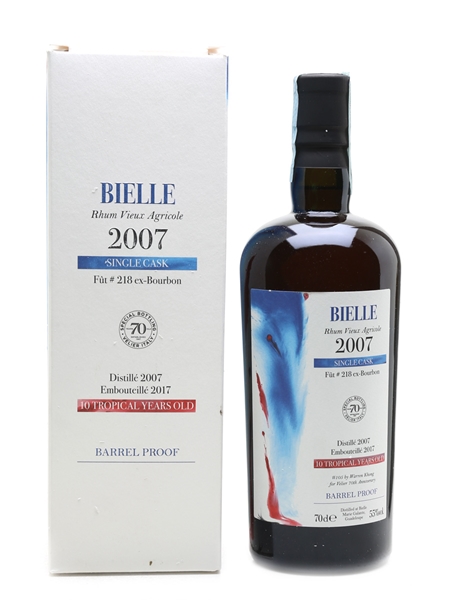 Bielle 2007 Sailing Barrel 10 Year Old - Velier 70th Anniversary 70cl / 55%