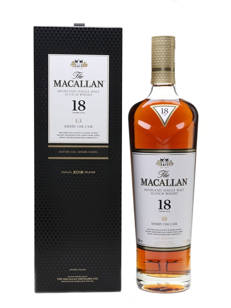 Macallan 18 Year Old Annual 2018 Release 70cl / 43%