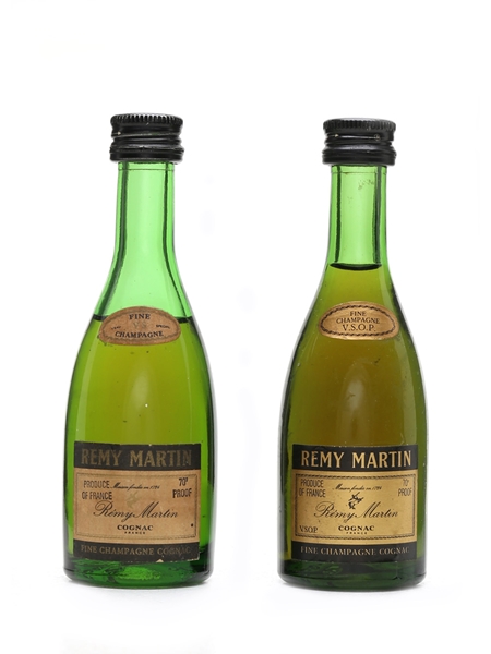 Remy Martin VS & VSOP Bottled 1970s 2 x 5cl / 40%