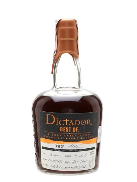 Dictador Best Of 1976 American Oak Cask 70cl / 42.3%