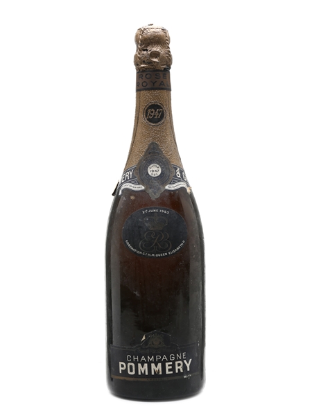 Pommery 1947 Rose Royal Extra Sec Coronation Of Queen Elizabeth II 75cl