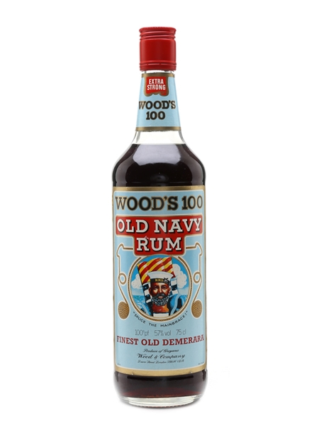 Wood's 100 Old Navy Rum Bottled 1980s 75cl / 57%