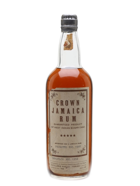 Crown 5 Star 1948 Jamaica Rum Imported 1952 75cl / 42%