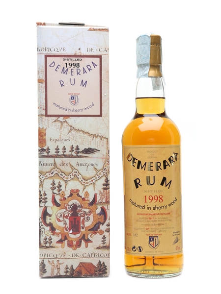 Diamond 1998 Demerara Rum Bottled 2017 - Moon Import 70cl / 45%